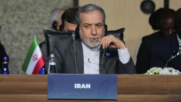 Iranian Foreign Minister Abbas Araghchi listens to speeches as he attends the Council of Foreign Ministers of the Organization of Islamic Cooperation meeting, in Istanbul, Turkey, Saturday, June 21, 2025.  - Sputnik भारत