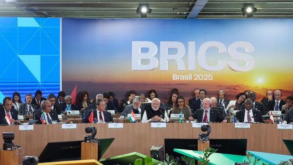 Indian Prime Minister Narendra Modi at the 2025 BRICS Summit in Rio, Brazil - Sputnik India