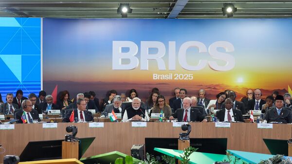 Indian Prime Minister Narendra Modi at the 2025 BRICS Summit in Rio, Brazil - Sputnik India