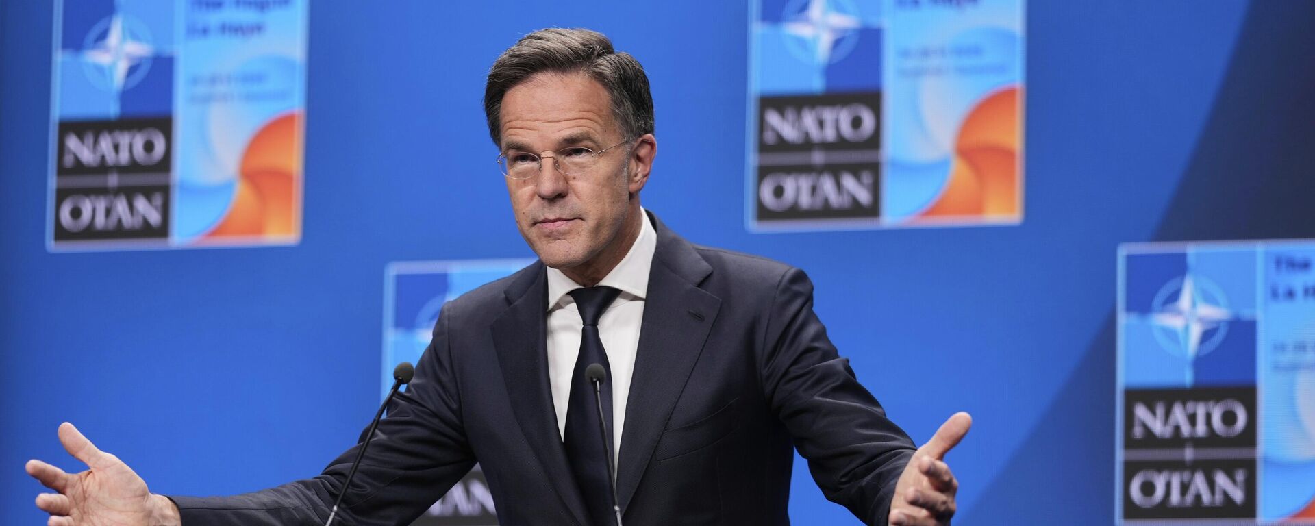 NATO Secretary General Mark Rutte speaks during a media conference at the NATO summit in The Hague, Netherlands, Wednesday, June 25, 2025. - Sputnik India, 1920, 18.07.2025