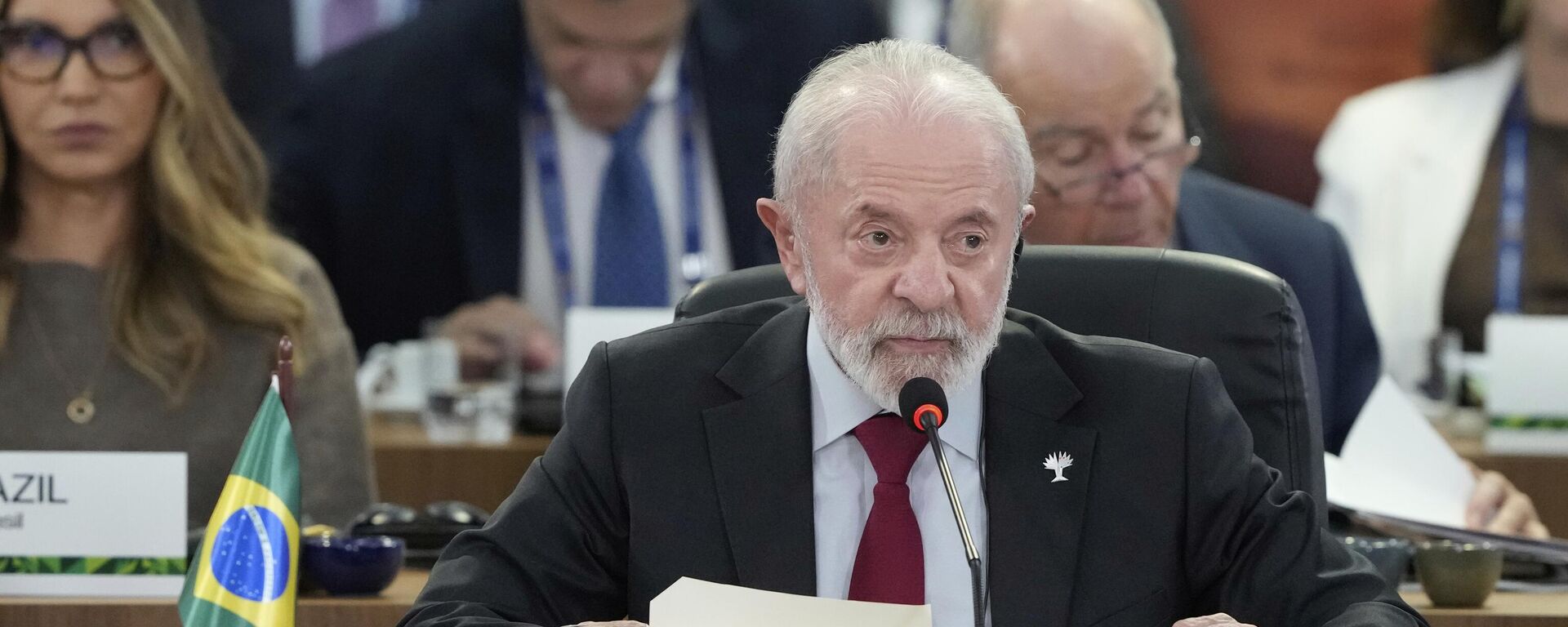 Brazilian President Luiz Inacio Lula da Silva speaks during the 17th annual BRICS summit in Rio de Janeiro, Sunday, July 6, 2025 - Sputnik India, 1920, 04.08.2025