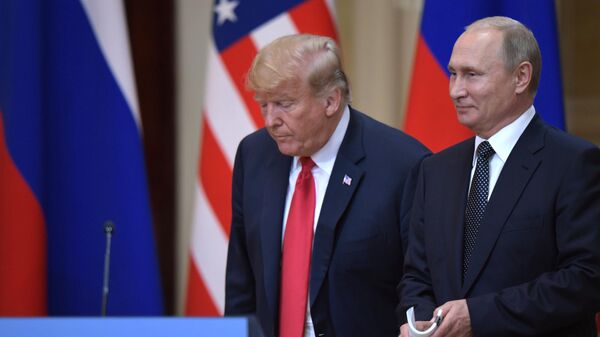 Встреча президента РФ Владимира Путина и президента США Дональда Трампа в Хельсинки - Sputnik भारत