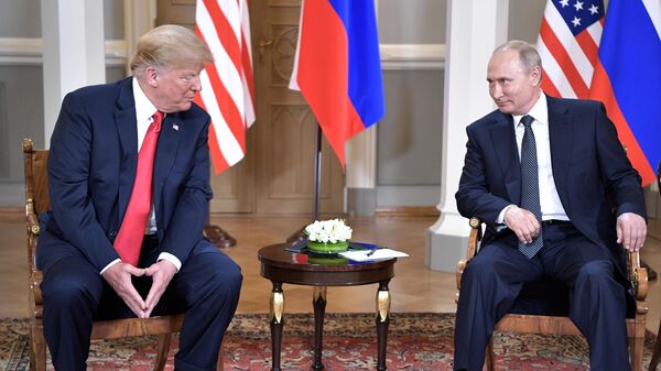 Meeting of Russian President Vladimir Putin and US President Donald Trump in Helsinki - Sputnik भारत
