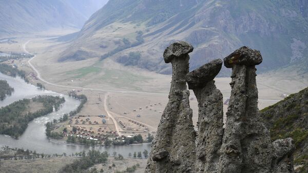 Stone mushrooms in the Akkurum tract in the Altai Republic - Sputnik भारत