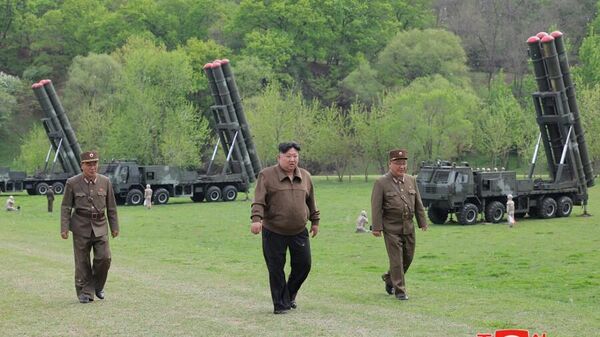 North Korea's first combined tactical exercise simulating nuclear counterattack. - Sputnik India