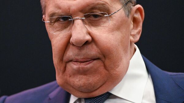 Russian Foreign Minister Sergey Lavrov speaks at the Antalya Diplomacy Forum 2024 on March 1, 2024 in Antalya, Turkey.  - Sputnik भारत