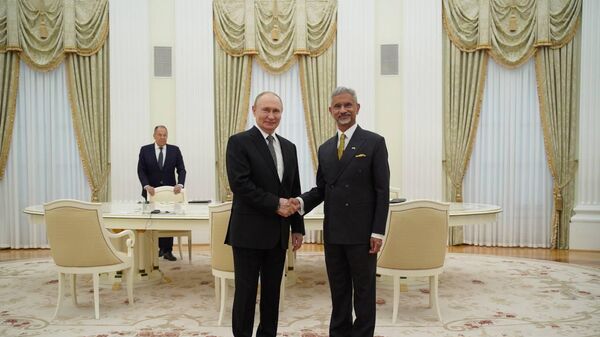 President Putin and EAM Jaishankar in Kremlin - Sputnik India