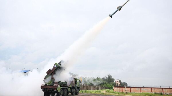 Maiden flight Tests of Integrated Air Defence Weapon System (IADWS)  - Sputnik India