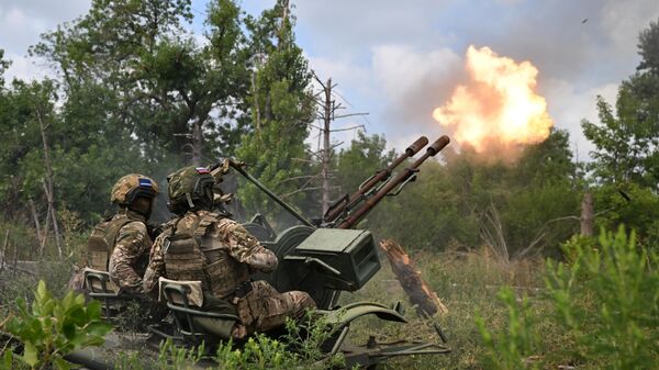 A Russian air defense fire unit in the special military operation zone. File photo - Sputnik India