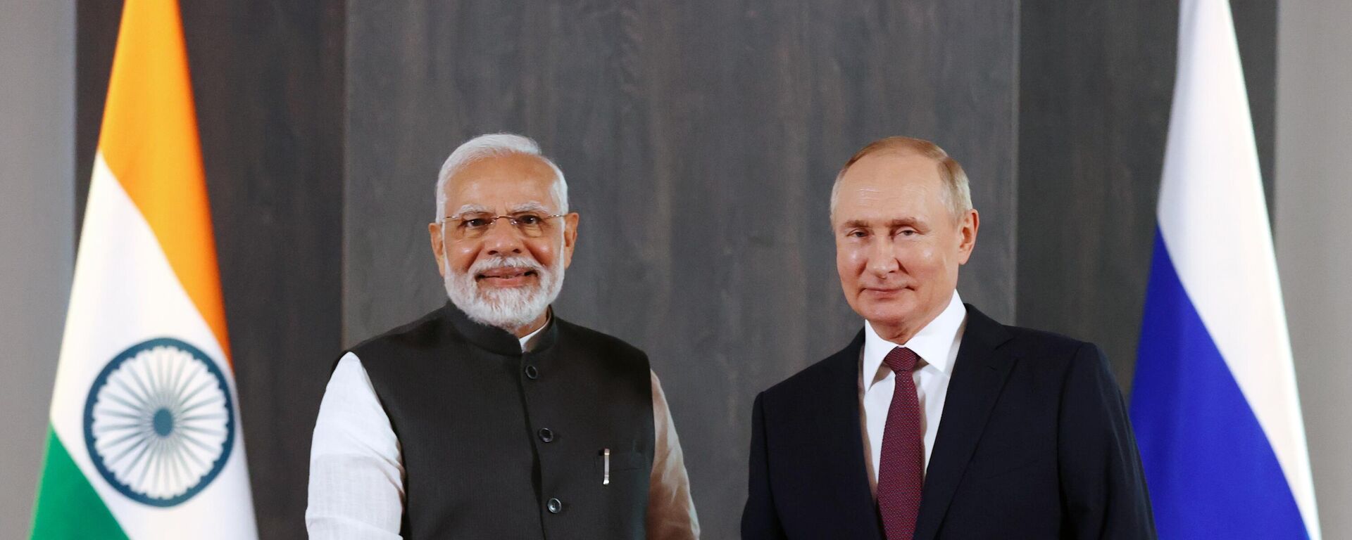 Russian President Vladimir Putin and Indian Prime Minister Narendra Modi - Sputnik India, 1920, 02.10.2025