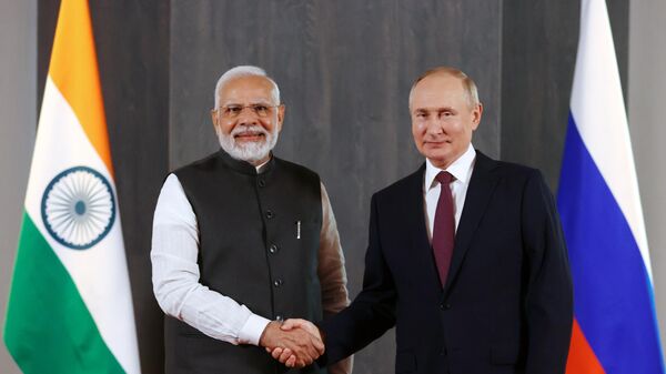 Russian President Vladimir Putin and Indian Prime Minister Narendra Modi - Sputnik India