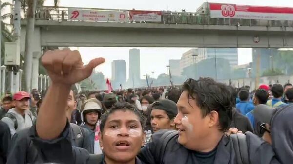 Protests in Jakarta - Sputnik भारत