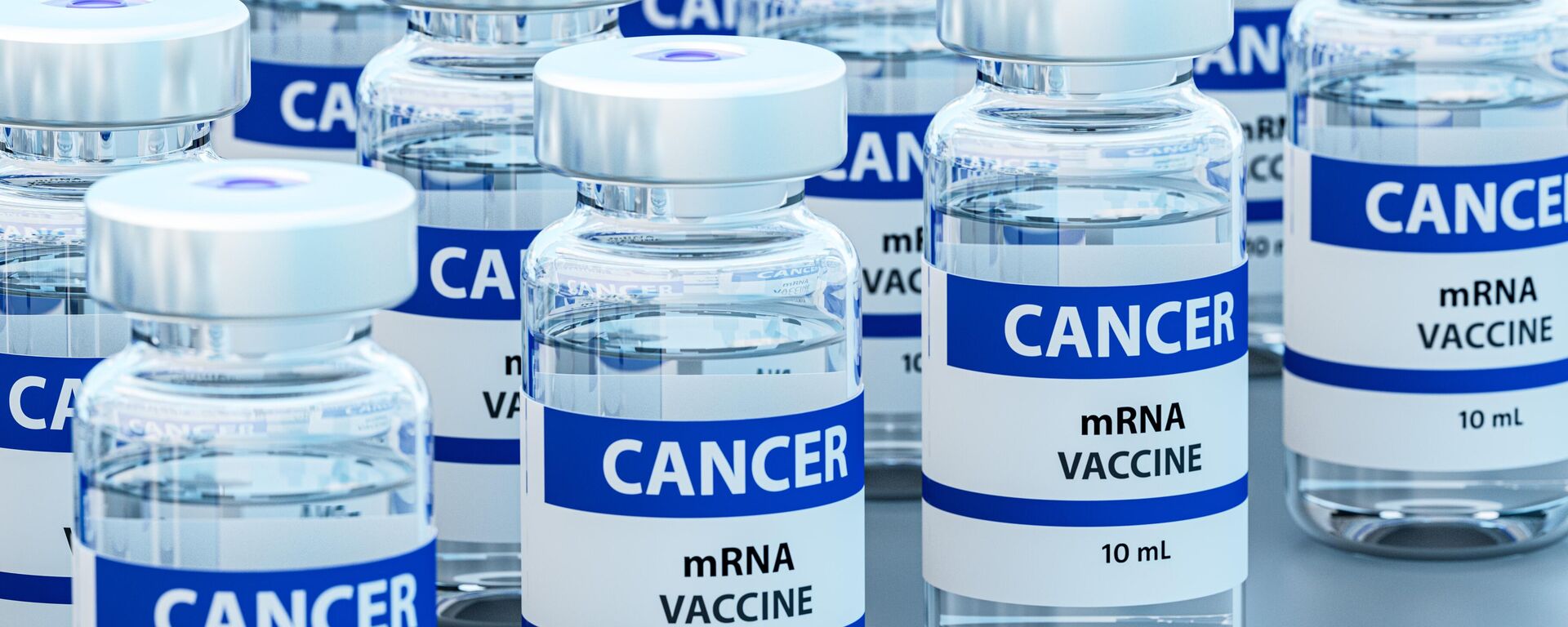Conceptual illustration of an mRNA (messenger ribonucleic acid) cancer vaccine, illustrating how mRNA technology could be applied in immunotherapy to combat cancer - Sputnik भारत, 1920, 18.10.2025