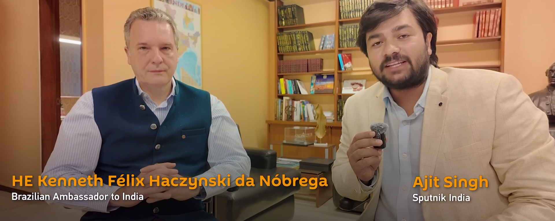 Brazil's Ambassador to India Gives Interview to Sputnik India - Sputnik भारत, 1920, 10.09.2025