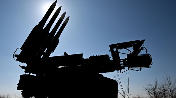 Buk-M2 SAM system of the Central Military District's anti-aircraft missile battalion - Sputnik भारत