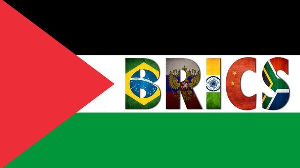 BRICS, Palestine collage - Sputnik भारत