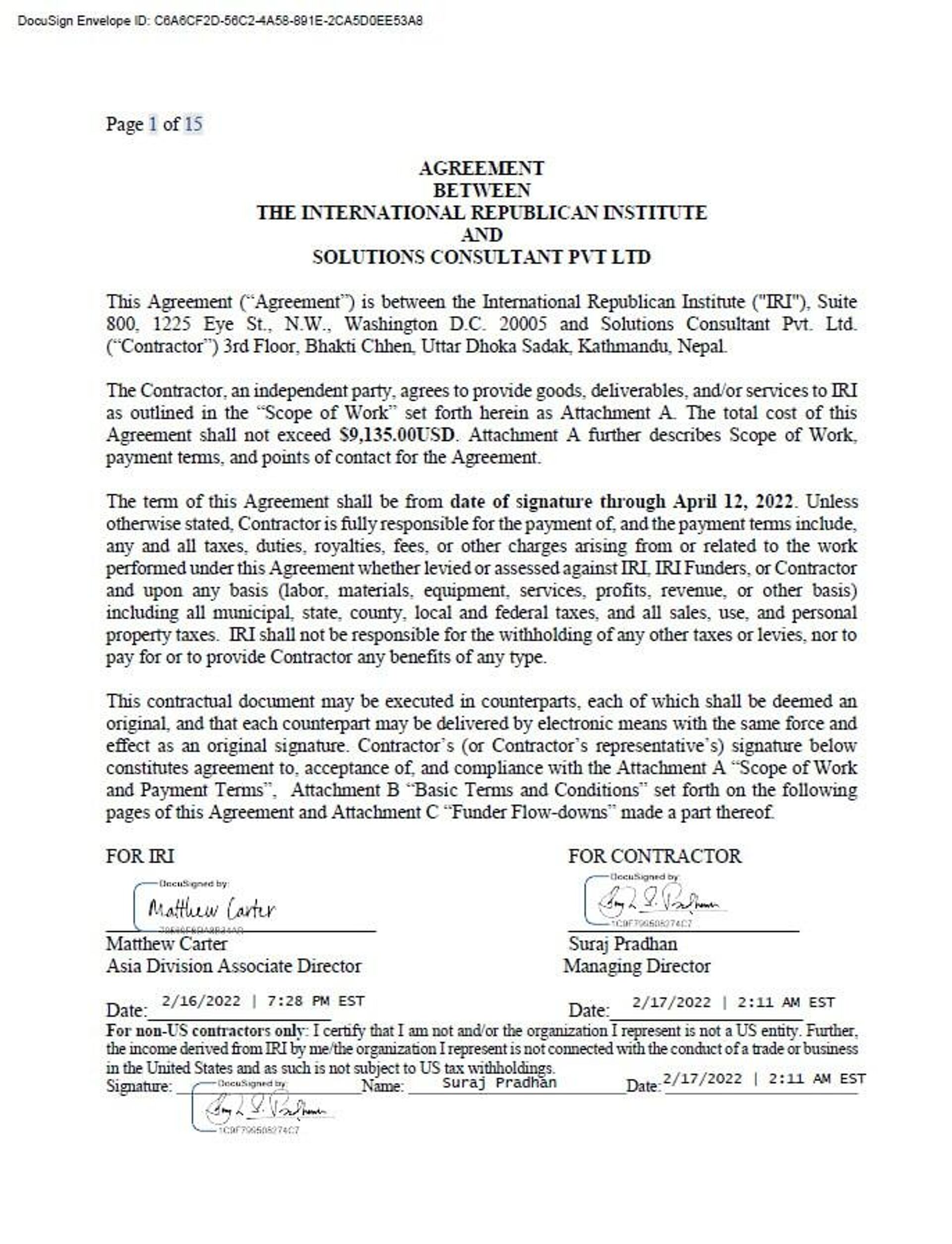 Contract Signed- RQ005334-ASIA2021NP03o- NED FGD and KII (1) Contract Signed- RQ005334-ASIA2021NP03o- NED FGD and KII (1) - Sputnik India, 1920, 07.10.2025