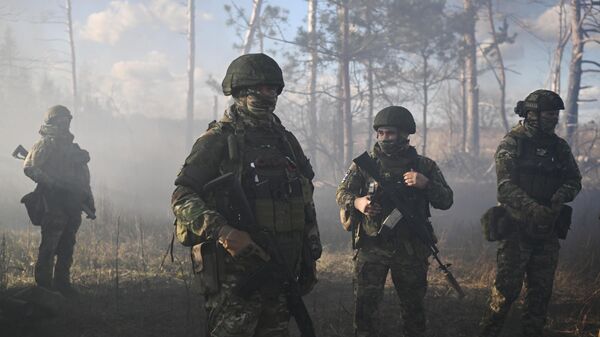 Russian servicemen in the special operation zone. File photo - Sputnik India