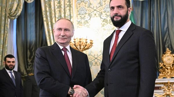 Встреча президента Владимира Путина и президента Сирии Ахмеда аш-Шараа - Sputnik भारत
