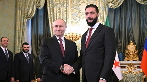 Meeting between President Vladimir Putin and Syrian President Ahmed al-Sharaa - Sputnik भारत
