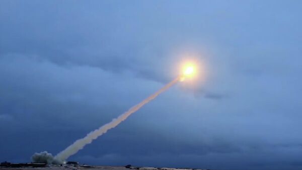 Trial launch of Russian cruise missile with nuclear powered engine  9M730 Burevestnik (NATO reporting name: SSC-X-9 Skyfall) - Sputnik भारत
