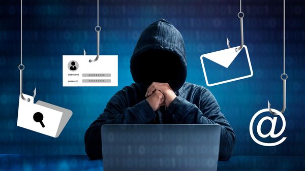 fishing rod is harvesting user data in cyberspace. - Sputnik India