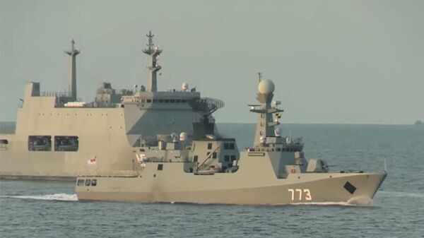 The Russian Navy and the Myanmar Navy conducted the Marumex-2025 exercise in the Andaman Sea - Sputnik भारत