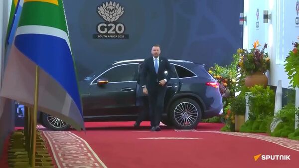 Head of Russian delegation arrives at G20 Summit in Johannesburg - Sputnik India