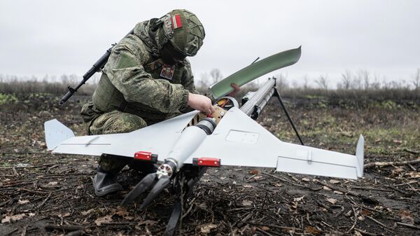 Combat work of a UAV crew on the Kupyansk sector of the front - Sputnik India