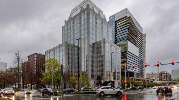 FILE - A view of the headquarters of Euroclear in Brussels, on Oct. 23, 2025.  - Sputnik भारत
