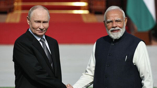 Russian President Vladimir Putin and Indian Prime Minister Narendra Modi - Sputnik India