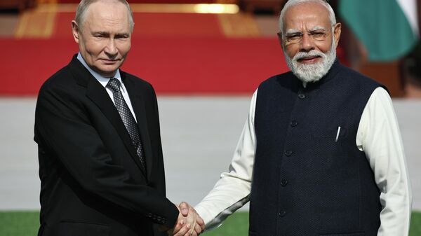 Russian President Vladimir Putin and Indian Prime Minister Narendra Modi - Sputnik भारत