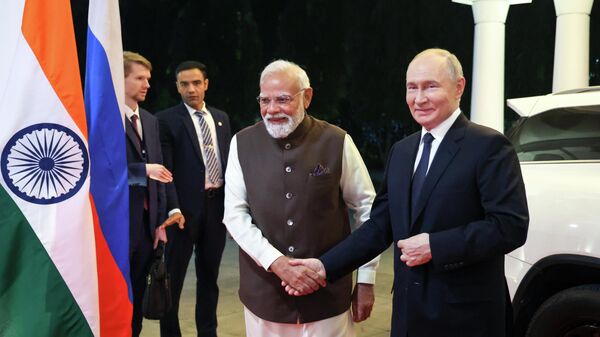 Russian President Vladimir Putin and Indian Prime Minister Narendra Modi - Sputnik भारत