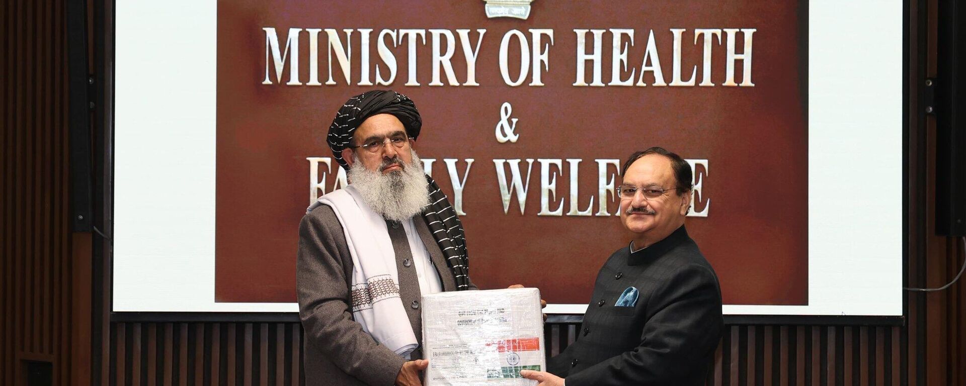 Jagat Prakash Nadda, Union Minister of Health and Family Welfare, meets Mawlawi Noor Jalal Jalali, Afghan Minister of Public Health - Sputnik भारत, 1920, 18.12.2025