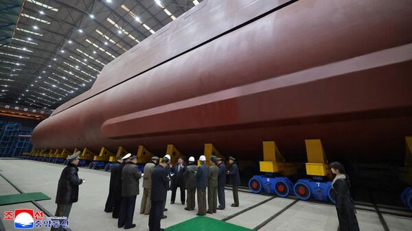 North Korea Advances Nuclear Deterrent with New Strategic Submarine - Sputnik भारत