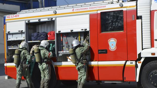 Fire servicemen in Russia - Sputnik India