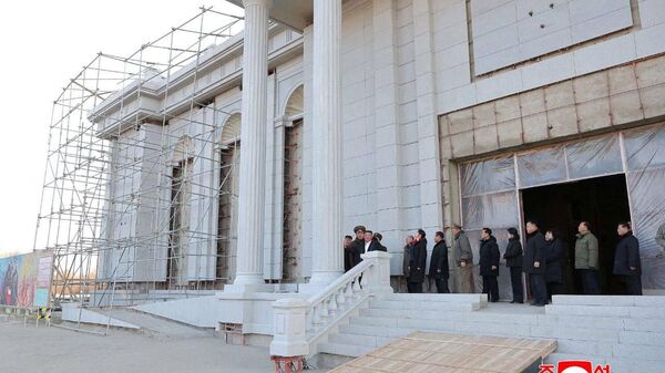 North Korean leader Kim Jong Un has visited the construction site of a museum dedicated to the heroic deeds of Korean People's Army (KPA) soldiers who participated in the liberation and demining of Russia's Kursk Region - Sputnik भारत