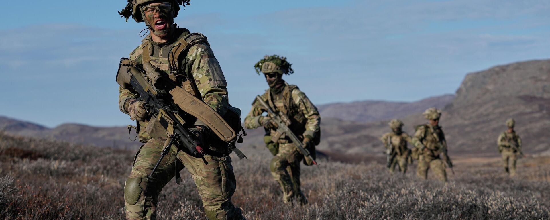 Danish military forces participate in an exercise with hundreds of troops from several European NATO members in Kangerlussuaq, Greenland, Wednesday, Sept. 17, 2025. - Sputnik भारत, 1920, 13.01.2026