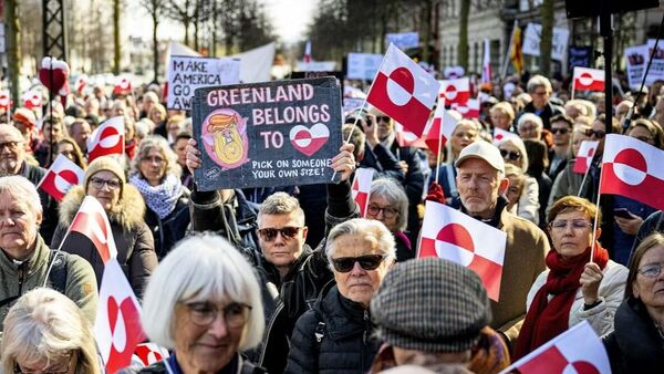 Protests in Copehagen, January 17, 2026 - Sputnik भारत