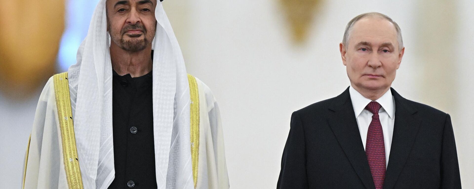 Russian President Vladimir Putin at talks with President of the UAE Sheikh Mohamed bin Zayed Al Nahyan in the Kremlin - Sputnik India, 1920, 29.01.2026