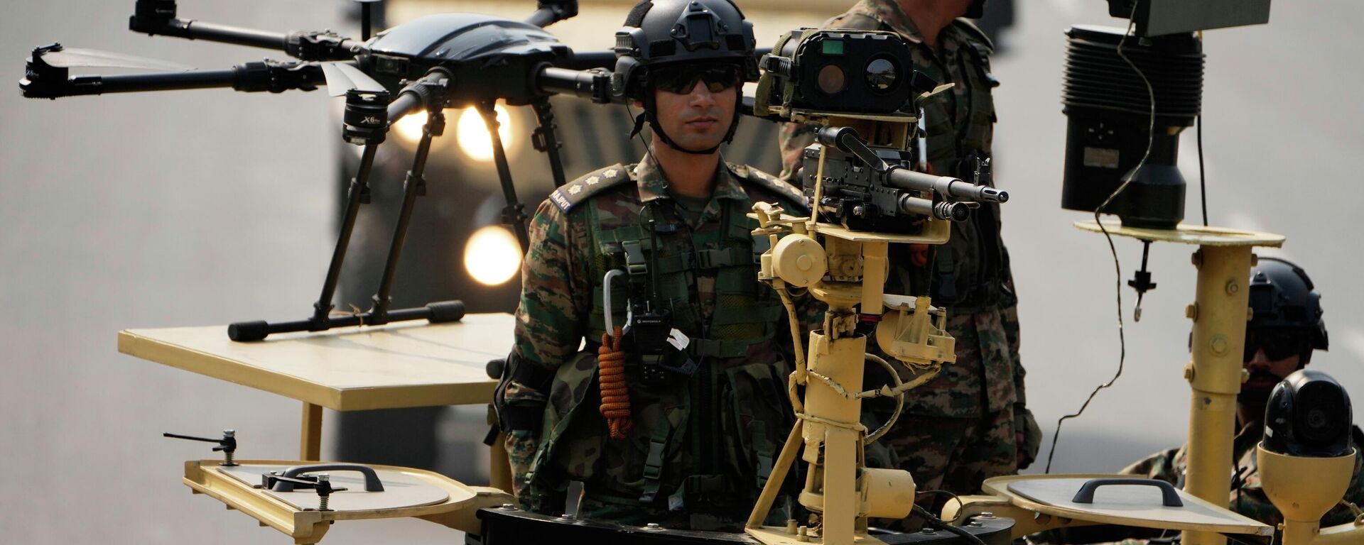 The Indian army's drone contingent take part during the rehearsal of the ceremonial parade, ahead of Republic Day, in Kolkata, India, Saturday, Jan. 24, 2026. - Sputnik India, 1920, 26.03.2026