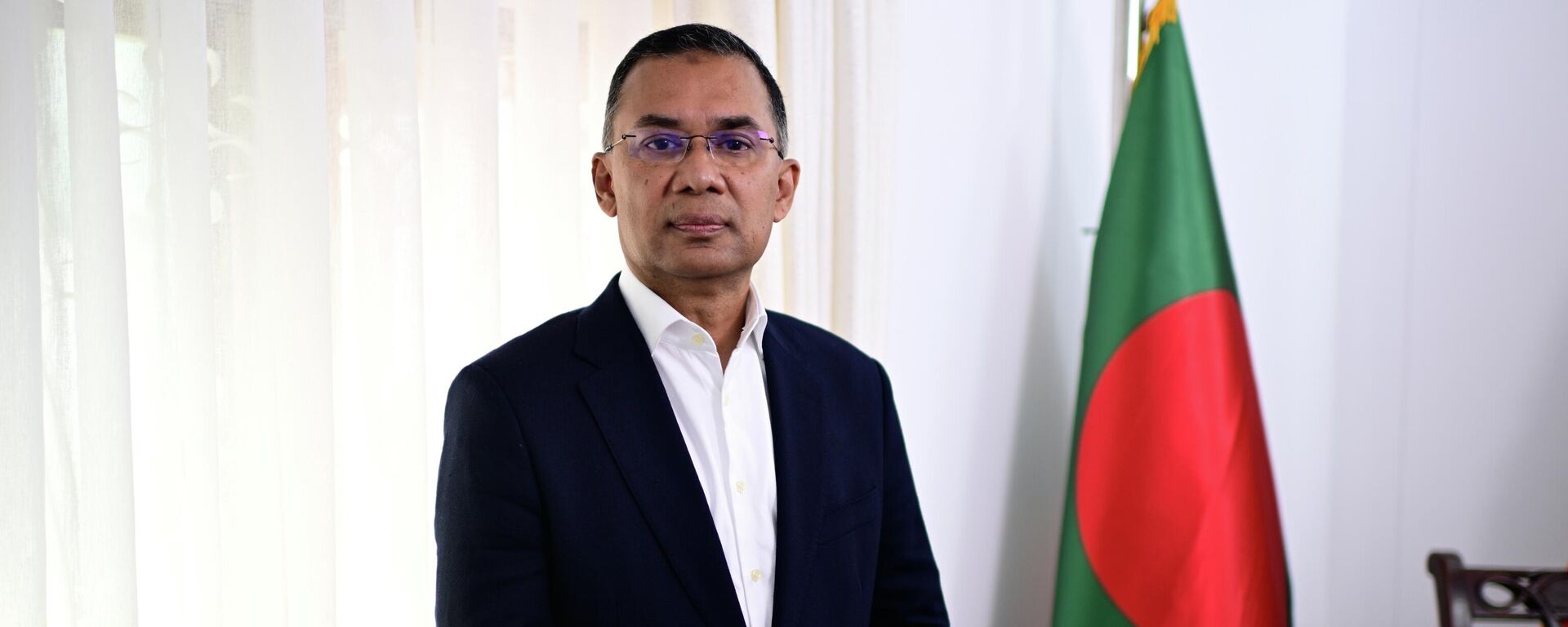 Bangladesh Nationalist Party Chairperson Tarique Rahman poses for a photograph in his party office in Dhaka, Bangladesh, Sunday, Feb. 8, 2026. - Sputnik India, 1920, 13.02.2026