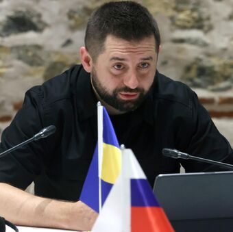David Arakhamia, head of the Servant of the People faction in the Verkhovna Rada of Ukraine, during Russian-Ukrainian talks in Istanbul. - Sputnik भारत