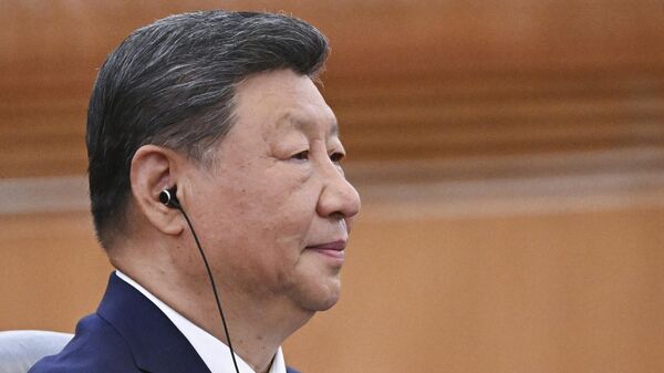 Chinese President Xi Jinping attends a meeting with Russian President Vladimir Putin at The Great Hall of the People in Beijing, China, Tuesday, Sept. 2, 2025.  - Sputnik India