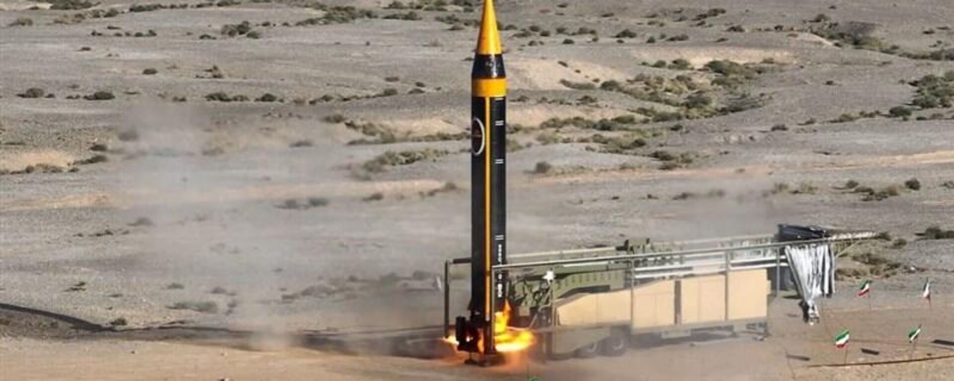 The Khoramshahr-4 or Kheibar missile, a medium-range ballistic missile (MRBM) unveiled by Iran on May 25, 2023 - Sputnik India, 1920, 06.03.2026