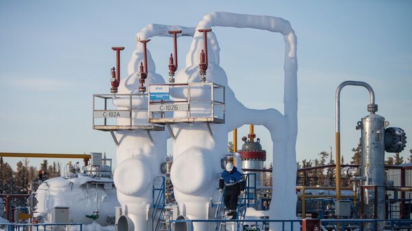 Gas wells of Gazprom on the Kovykta gas field. - Sputnik India