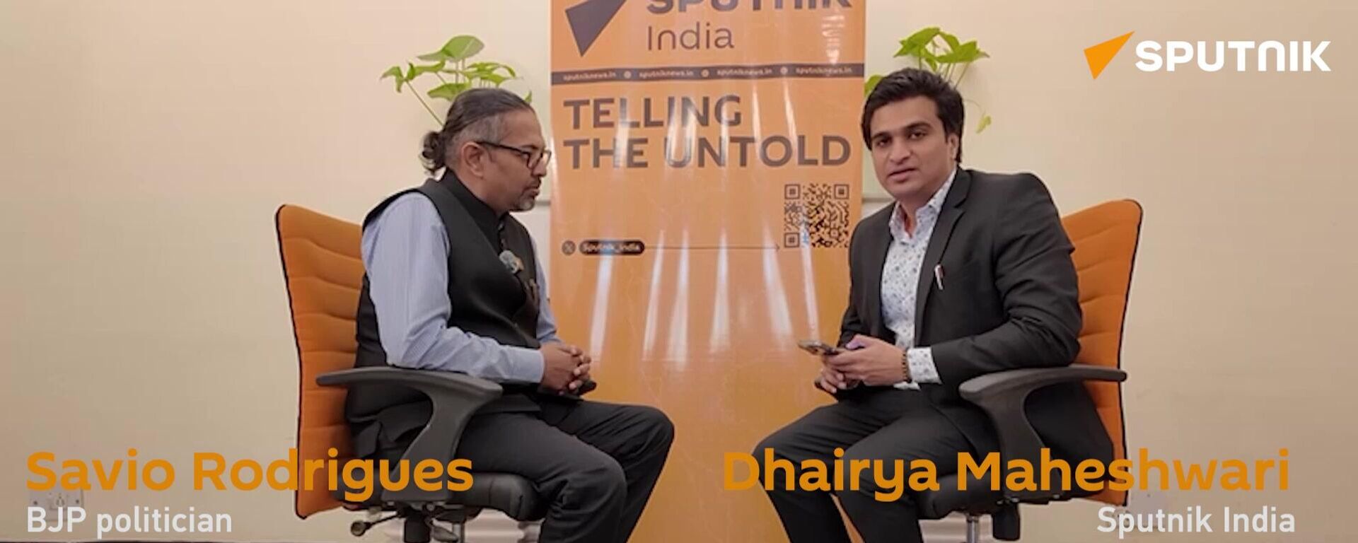 BJP politician Savio Rodrigues with Sputnik India - Sputnik India, 1920, 19.03.2026