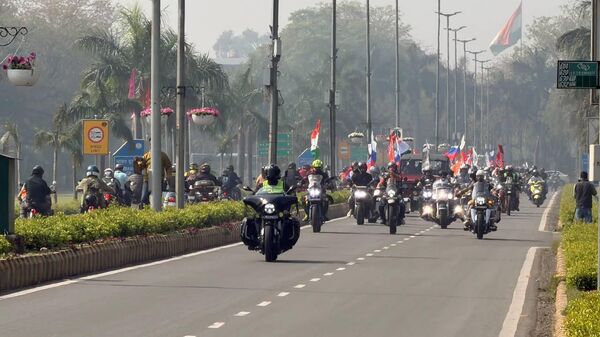 Motorcycle Rally in New Delhi  - Sputnik भारत