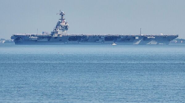 The USS Gerald R. Ford aircraft carrier. - Sputnik India