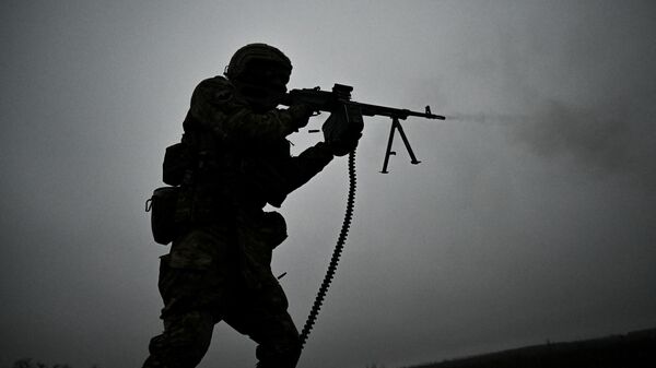 A Russian serviceman in the special military operation zone. File photo - Sputnik India